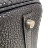 エルメス HERMES バーキン30 □F刻印　(2002年製) ブルーニュイ シルバー金具 フィヨルド ユニセックス ハンドバッグ