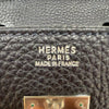 エルメス HERMES バーキン30 □F刻印　(2002年製) ブルーニュイ シルバー金具 フィヨルド ユニセックス ハンドバッグ