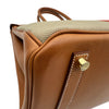 エルメス HERMES バーキン35 フラッグ □R刻 フォーブ・フィセル/オレンジ ゴールド金具 トワル/バレニア レディース ハンドバッグ