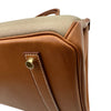 エルメス HERMES バーキン35 フラッグ □R刻 フォーブ・フィセル/オレンジ ゴールド金具 トワル/バレニア レディース ハンドバッグ