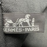 エルメス HERMES ヴァルパライソMM ブラック トワル/レザー メンズ トートバッグ