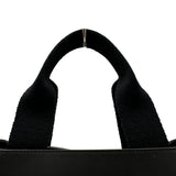 エルメス HERMES ヴァルパライソMM ブラック トワル/レザー メンズ トートバッグ