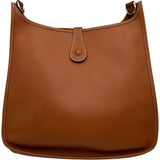 エルメス HERMES エヴリン1 GM □H刻印 ゴールド シルバー金具 クシュベル レディース ショルダーバッグ