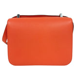 エルメス HERMES コンスタンス３　24 Y刻印　(2020年製) ローズテキサス 　シルバー・レッド金具 エプソン レディース ショルダーバッグ
