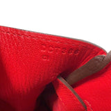 エルメス HERMES バーキン30 D刻印　(2019年製) ルージュクー　シルバー金具 エプソン ユニセックス ハンドバッグ