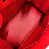 エルメス HERMES バーキン30 D刻印　(2019年製) ルージュクー　シルバー金具 エプソン ユニセックス ハンドバッグ