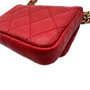 シャネル CHANEL マトラッセ ミニクラッチ AP2857 レッド ソフトキャビアスキン ショルダーバッグ