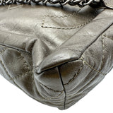シャネル CHANEL マトラッセ リュックサック A90714 21番台 カーキ シルバー金具 エイジドカーフ レディース リュック・デイパック