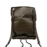 シャネル CHANEL マトラッセ リュックサック A90714 21番台 カーキ シルバー金具 エイジドカーフ レディース リュック・デイパック