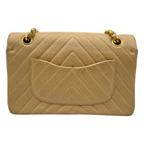 シャネル CHANEL マトラッセ25 Vステッチ A01112 2番台 ベージュ ゴールド金具 ラムスキン レディース ショルダーバッグ