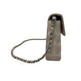 シャネル CHANEL ニュートラベルライン チェーンバッグ A15316 ベージュ シルバー金具 ナイロンジャガード レディース ショルダーバッグ