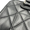 シャネル CHANEL ワイルドステッチ ハンドバッグ ブラック シルバー金具 カーフレザー レディース ハンドバッグ
