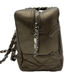 シャネル CHANEL コットンクラブ チェーンバッグ A34315 11番台 ブロンズ シルバー金具 ラムスキン レディース ショルダーバッグ