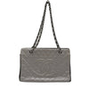 シャネル CHANEL ココマーク チェーントートバッグ シルバー/ブラック シルバー金具 ラムスキン レディース トートバッグ