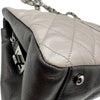 シャネル CHANEL ココマーク チェーントートバッグ シルバー/ブラック シルバー金具 ラムスキン レディース トートバッグ