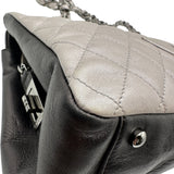 シャネル CHANEL ココマーク チェーントートバッグ シルバー/ブラック シルバー金具 ラムスキン レディース トートバッグ