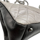 シャネル CHANEL ココマーク チェーントートバッグ シルバー/ブラック シルバー金具 ラムスキン レディース トートバッグ