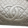 シャネル CHANEL ココマーク チェーントートバッグ シルバー/ブラック シルバー金具 ラムスキン レディース トートバッグ