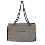 シャネル CHANEL ココマーク チェーントートバッグ シルバー/ブラック シルバー金具 ラムスキン レディース トートバッグ