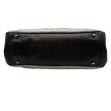 シャネル CHANEL ココマーク チェーントートバッグ シルバー/ブラック シルバー金具 ラムスキン レディース トートバッグ