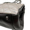 シャネル CHANEL ココマーク チェーントートバッグ シルバー/ブラック シルバー金具 ラムスキン レディース トートバッグ