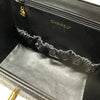 シャネル CHANEL ココマーク ボックス バニティバッグ A01999 ブラック ゴールド金具 キャビアスキン レディース ショルダーバッグ