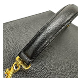 シャネル CHANEL ココマーク ボックス バニティバッグ A01999 ブラック ゴールド金具 キャビアスキン レディース ショルダーバッグ