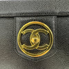 シャネル CHANEL ココマーク ボックス バニティバッグ A01999 ブラック ゴールド金具 キャビアスキン レディース ショルダーバッグ