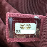 シャネル CHANEL パリローマ オンマイショルダーバッグ 23番台 ベージュ ゴールド金具 レザー レディース ショルダーバッグ