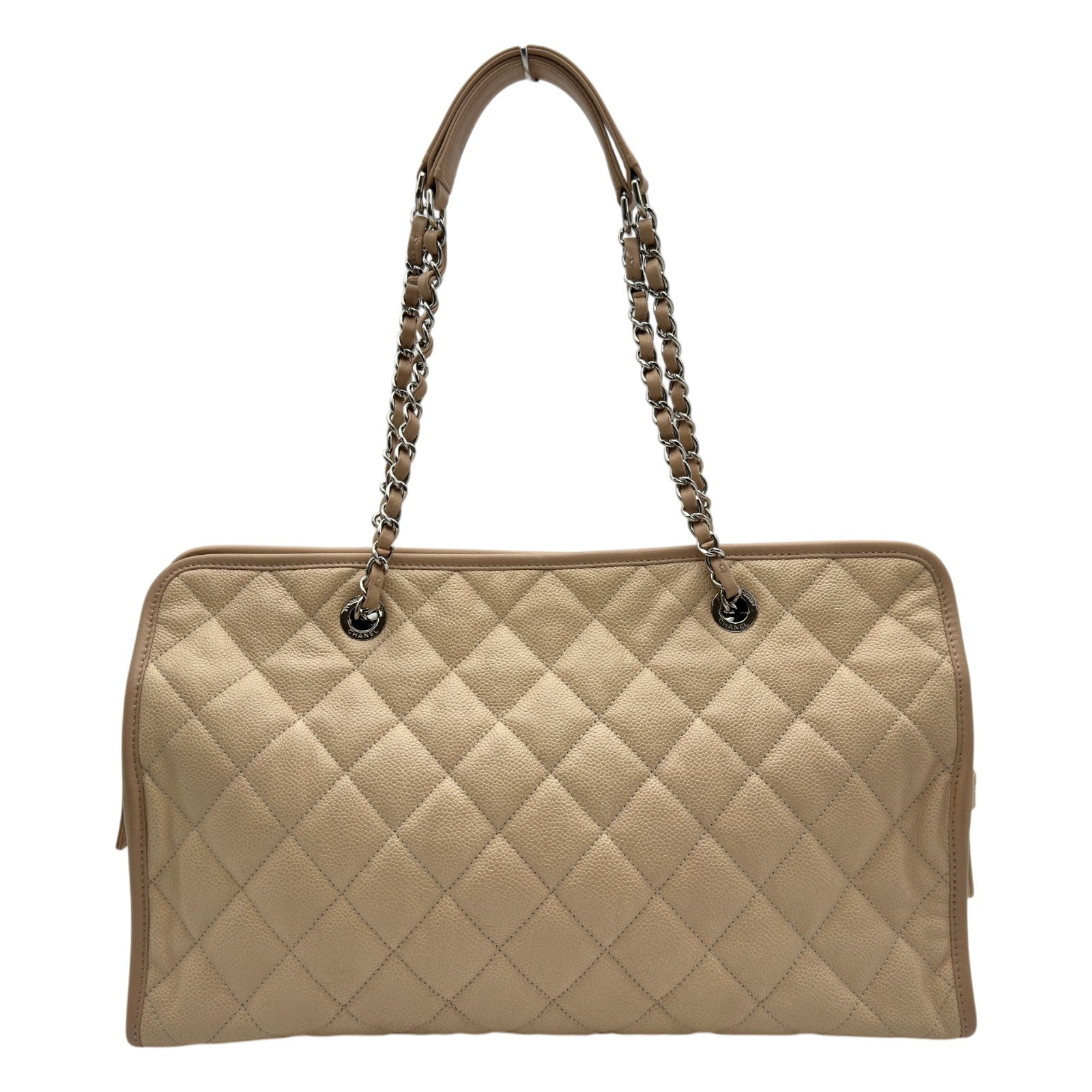 CHANEL シャネル チェーントートバッグ デカココ キャビアスキン ベージュ シャネル CHANEL フレンチリビエラ チェーントートバッグ A66806 17