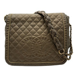 シャネル CHANEL イスタンブール フラップバッグ 15番台 ブロンズ ゴールド金具 エイジドカーフ レディース ショルダーバッグ