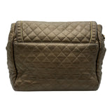 シャネル CHANEL イスタンブール フラップバッグ 15番台 ブロンズ ゴールド金具 エイジドカーフ レディース ショルダーバッグ