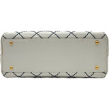 シャネル CHANEL ワイルドステッチ ハンドバッグ 6番台 ホワイト ゴールド金具 カーフ レディース トートバッグ