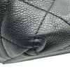 シャネル CHANEL マトラッセ トップハンドルバッグ A12397 7番台 ブラック ゴールド金具 キャビアスキン レディース ハンドバッグ