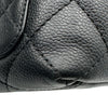 シャネル CHANEL マトラッセ トップハンドルバッグ A12397 7番台 ブラック ゴールド金具 キャビアスキン レディース ハンドバッグ