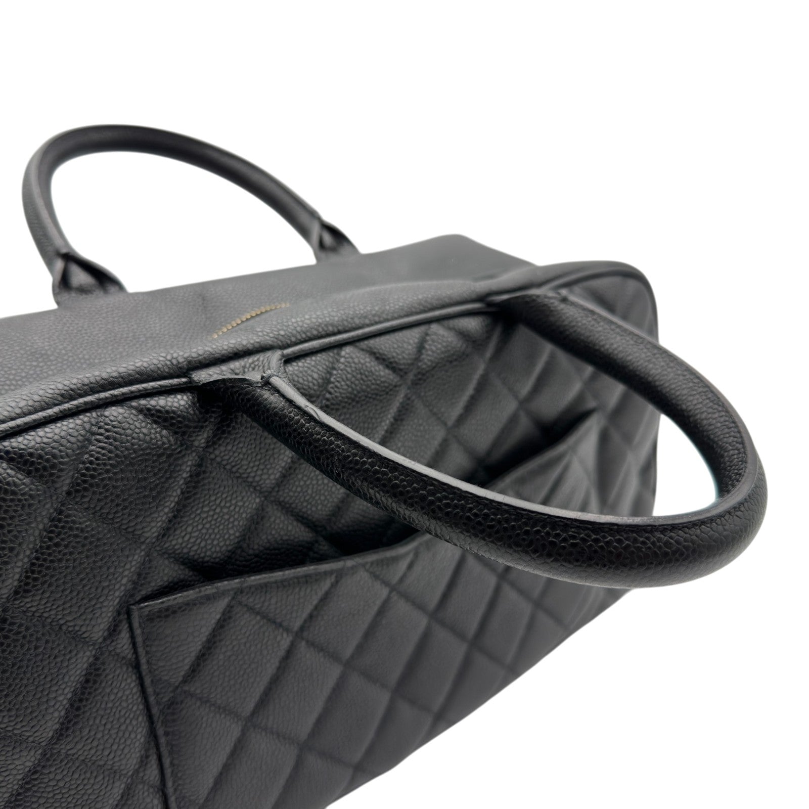 シャネル CHANEL ココマーク ボストンバッグ A20997 8番台 ブラック