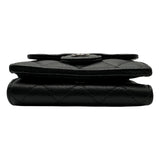 シャネル CHANEL スモールフラップウォレット AP0230 31番台 ブラック シルバー金具 キャビアスキン レディース 三つ折り財布