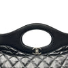 シャネル CHANEL CHANEL31 ラージバッグ A57977 28番台 ブラックシルバー 金具 シャイニーラムスキン レディース ハンドバッグ