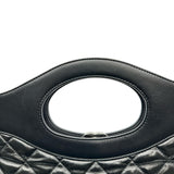 シャネル CHANEL CHANEL31 ラージバッグ A57977 28番台 ブラックシルバー 金具 シャイニーラムスキン レディース ハンドバッグ