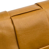 ボッテガ・ヴェネタ BOTTEGA VENETA カセット スモールバッグ 717587 マスタード レザー レディース ショルダーバッグ