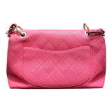 シャネル CHANEL マトラッセスモールフラップバッグ ピンク x ゴールド金具 ソフトキャビア レディース ショルダーバッグ