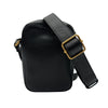 グッチ GUCCI ロゴプリント ミニショルダーバッグ 574803 ブラック ゴールド金具 レザー ユニセックス ショルダーバッグ