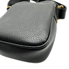 グッチ GUCCI ロゴプリント ミニショルダーバッグ 574803 ブラック ゴールド金具 レザー ユニセックス ショルダーバッグ