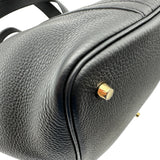 エルメス HERMES ピコタンロックMM B刻 ブラック ゴールド金具 トリヨン レディース トートバッグ