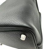 エルメス HERMES ピコタンロックPM U刻印 ブラック シルバー金具 トリヨンクレマンス レディース ハンドバッグ