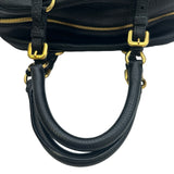 プラダ PRADA ヴィッテダイノハンドバッグ ブラック ヴィッテダイノレザー レディース ショルダーバッグ