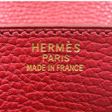エルメス HERMES バーキン35 □F刻印 ルージュヴィフ/ゴールド金具 アルデンヌ レディース ハンドバッグ