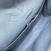 シャネル CHANEL 2.55 ラージ フラップバッグ A37587 22番台 ブルー ゴールド金具 デニム レディース ショルダーバッグ