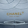 シャネル CHANEL 2.55 ラージ フラップバッグ A37587 22番台 ブルー ゴールド金具 デニム レディース ショルダーバッグ