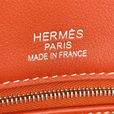 エルメス HERMES バーキン35　ギリーズ □R刻（2014年製） エクリュ/サンギーヌ シルバー金具 トワル/スイフト レディース ハンドバッグ